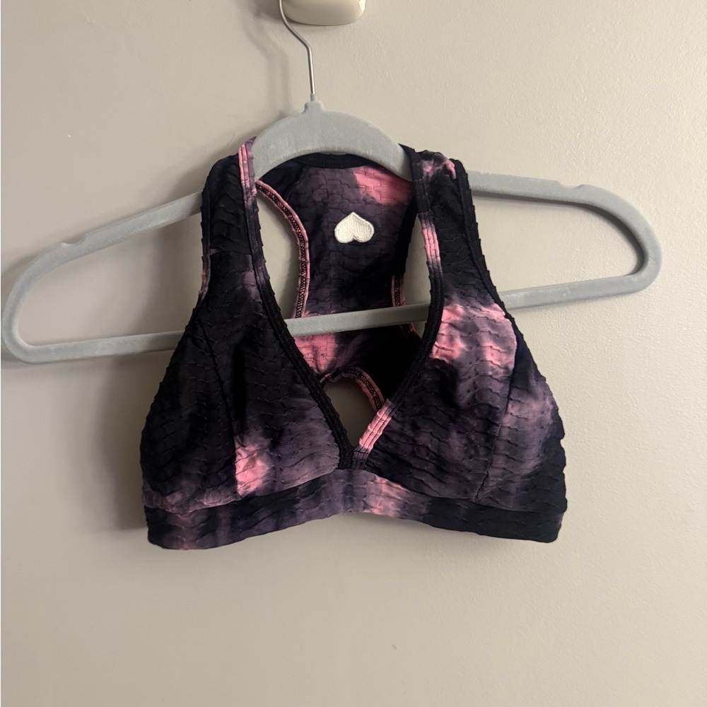 Booty by Brabants Tie-Dye Racerback Sports Bra